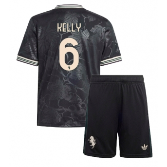 Billige Fotballdrakt Juventus Lloyd Kelly #6 Replika Tredjedraktsett Barn 2025-26 Kortermet (med bukser)